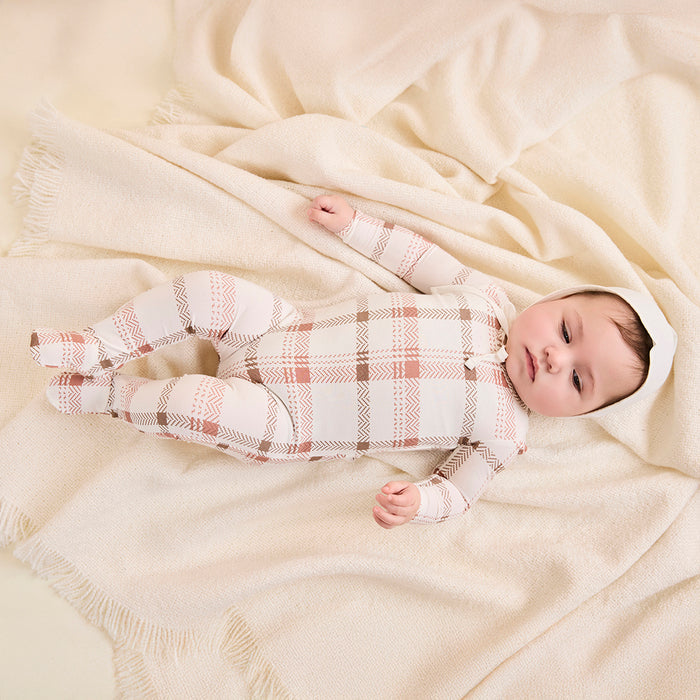 PLAID FOOTIE