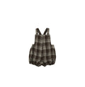 PLAID OVERALL ROMPER