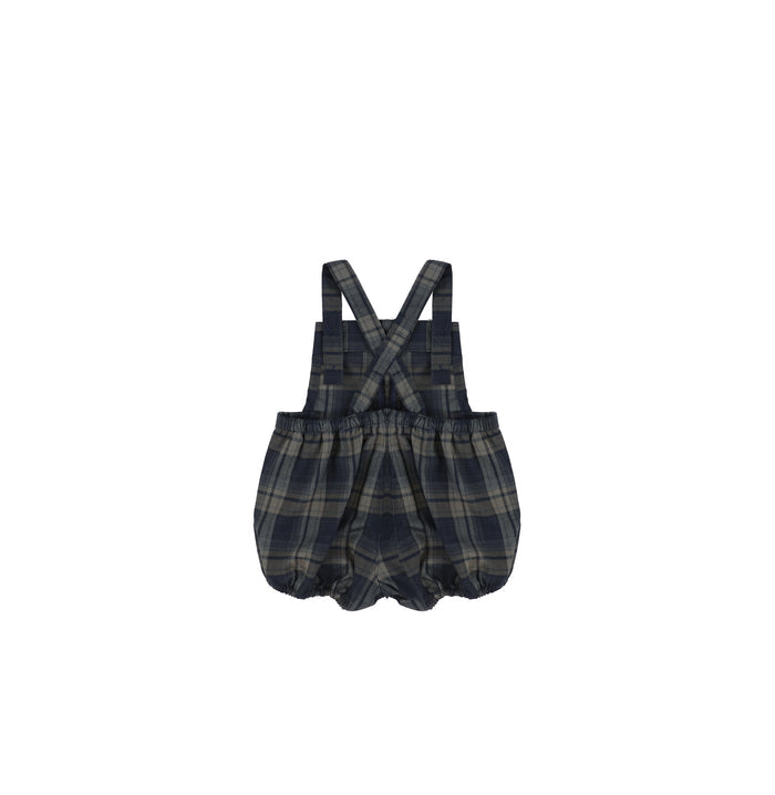 PLAID OVERALL ROMPER