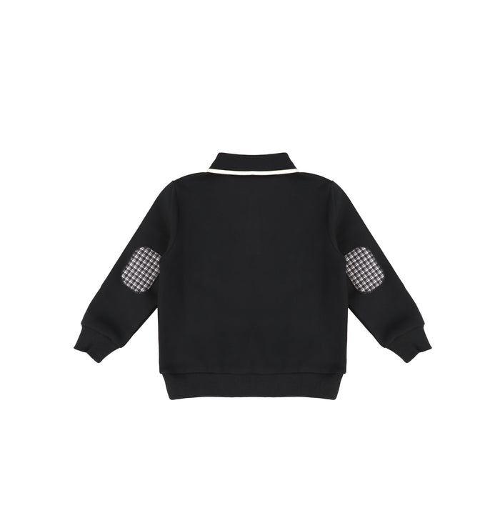 PLAID PATCH POLO