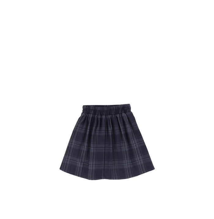 PLAID PLEATED SKIRT