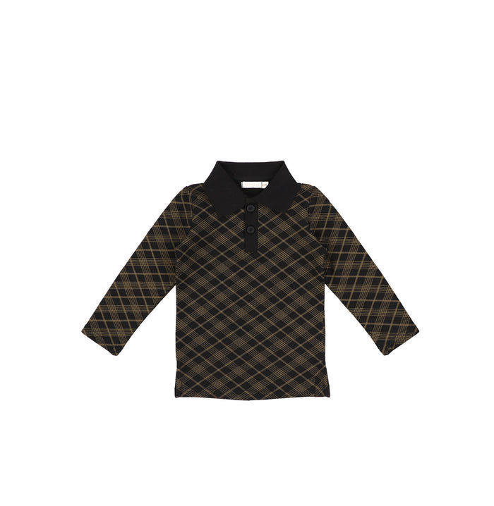 PLAID POLO SHIRT