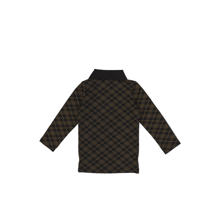 PLAID POLO SHIRT