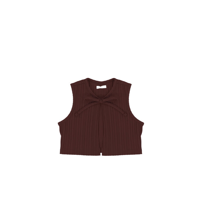 PLEATED VEST