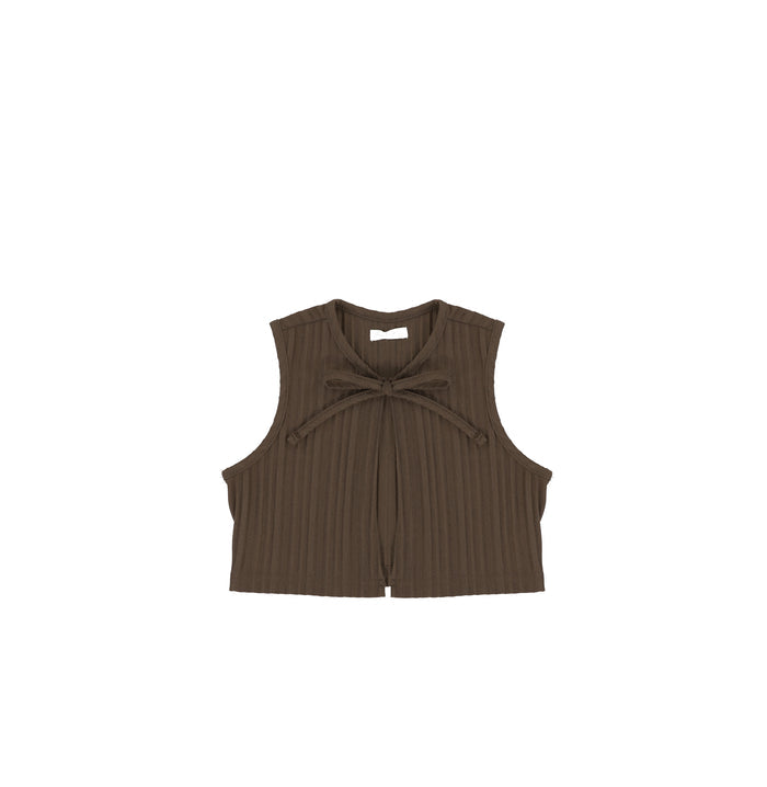 PLEATED VEST