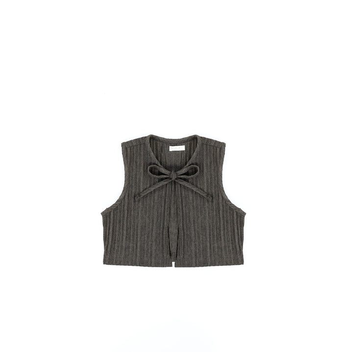 PLEATED VEST