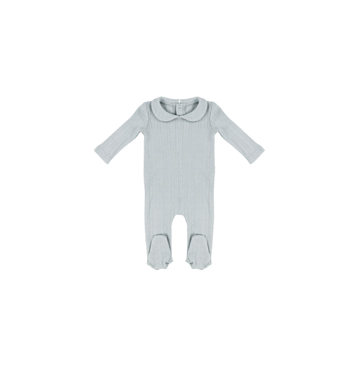 POINTELLE COLLAR FOOTIE