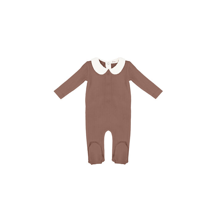 POINTELLE COLLAR FOOTIE