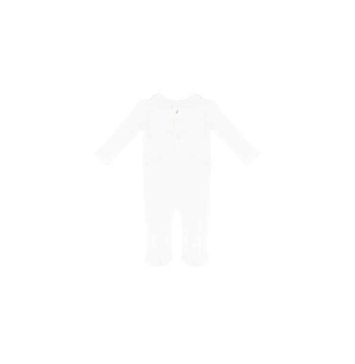 POINTELLE COLLAR FOOTIE