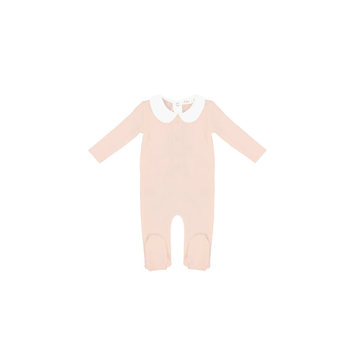 POINTELLE COLLAR FOOTIE