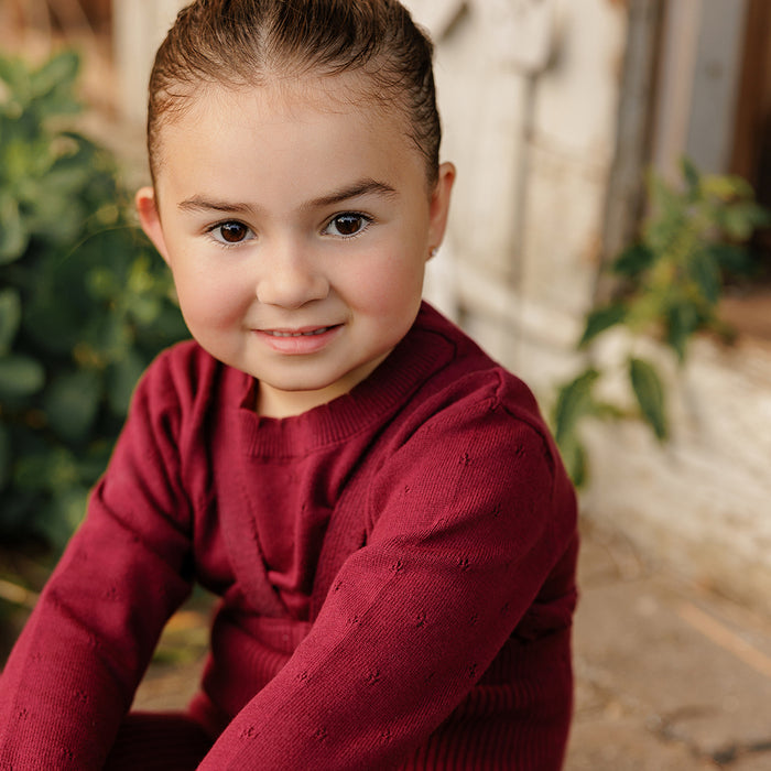POINTELLE SWEATER