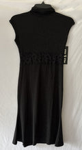 Pole & Pole Womens Bodycon Cocktail Party Dress Black Glitter Lace
