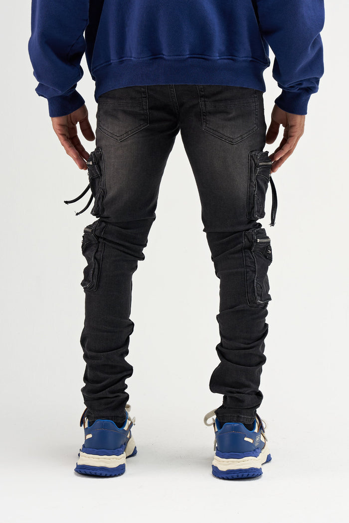 "POPPY" Cargo Jeans