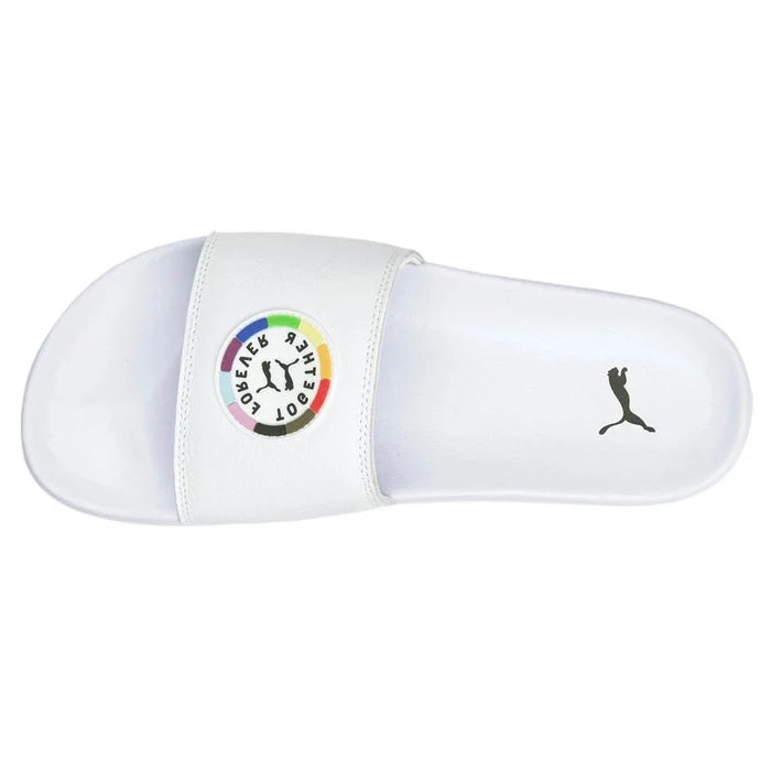 PUMA Pride Leadcat 2.0 Slide Mens White Casual Sandals 38807701 - image 4