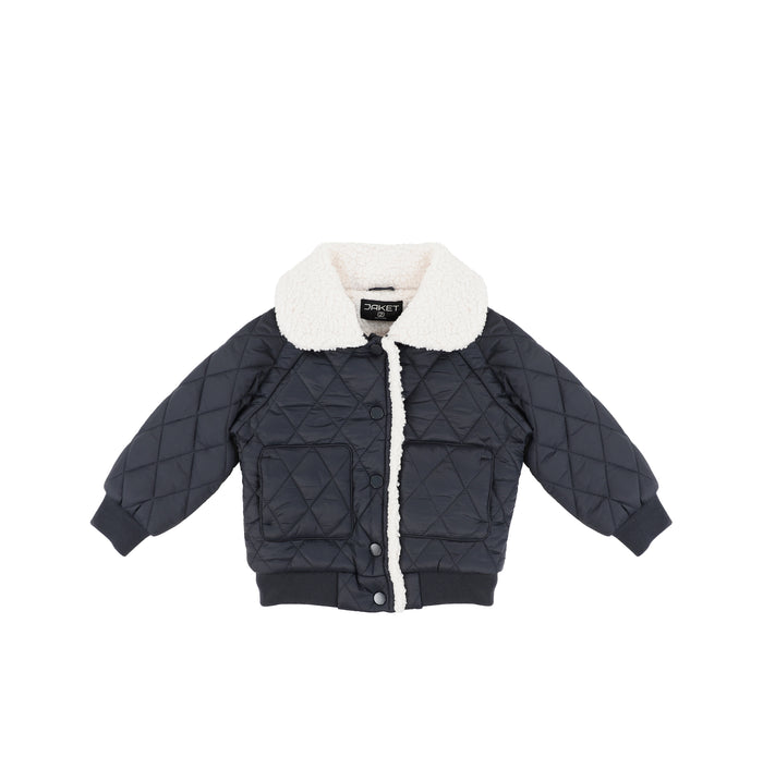 QUILTED COLLAR JACKET