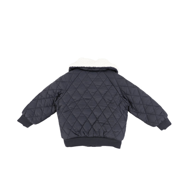 QUILTED COLLAR JACKET