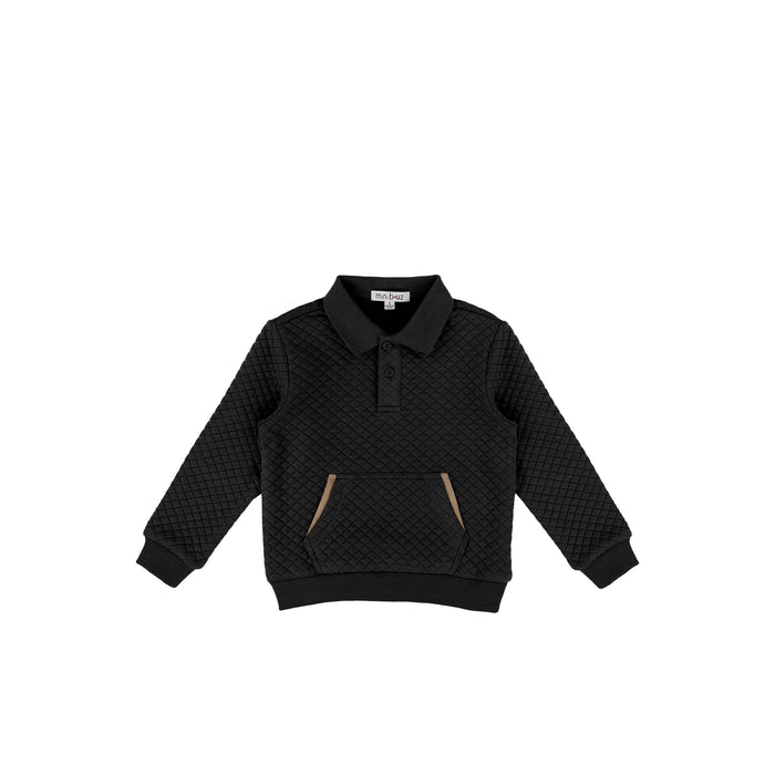 QUILTED POCKET POLO