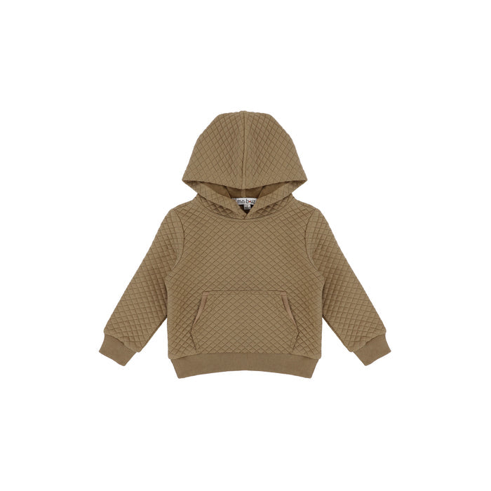 QUILTED POCKET SWEATSHIRT