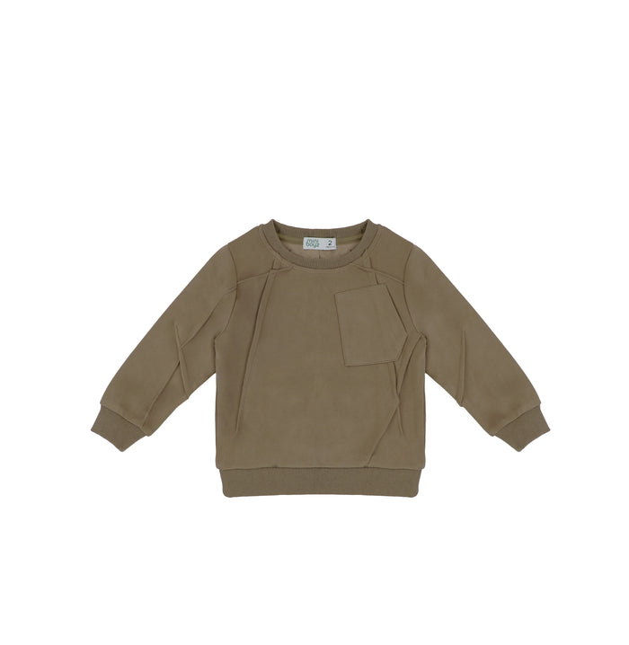 RAISED SEAM SWEATSHIRT