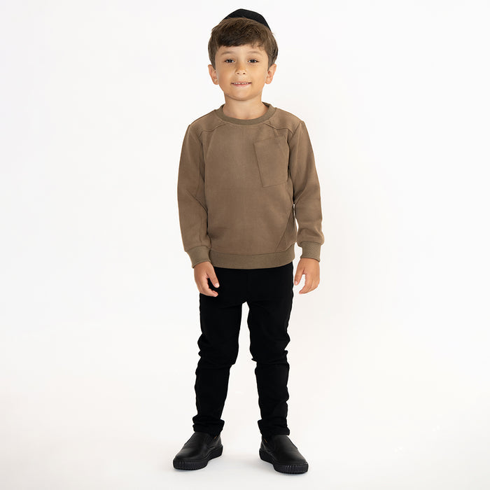 RAISED SEAM SWEATSHIRT