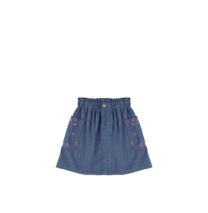 RASPBERRY POCKET SKIRT