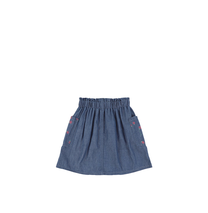 RASPBERRY POCKET SKIRT