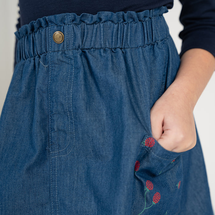 RASPBERRY POCKET SKIRT