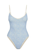 Ravello One Piece - Sky Gingham