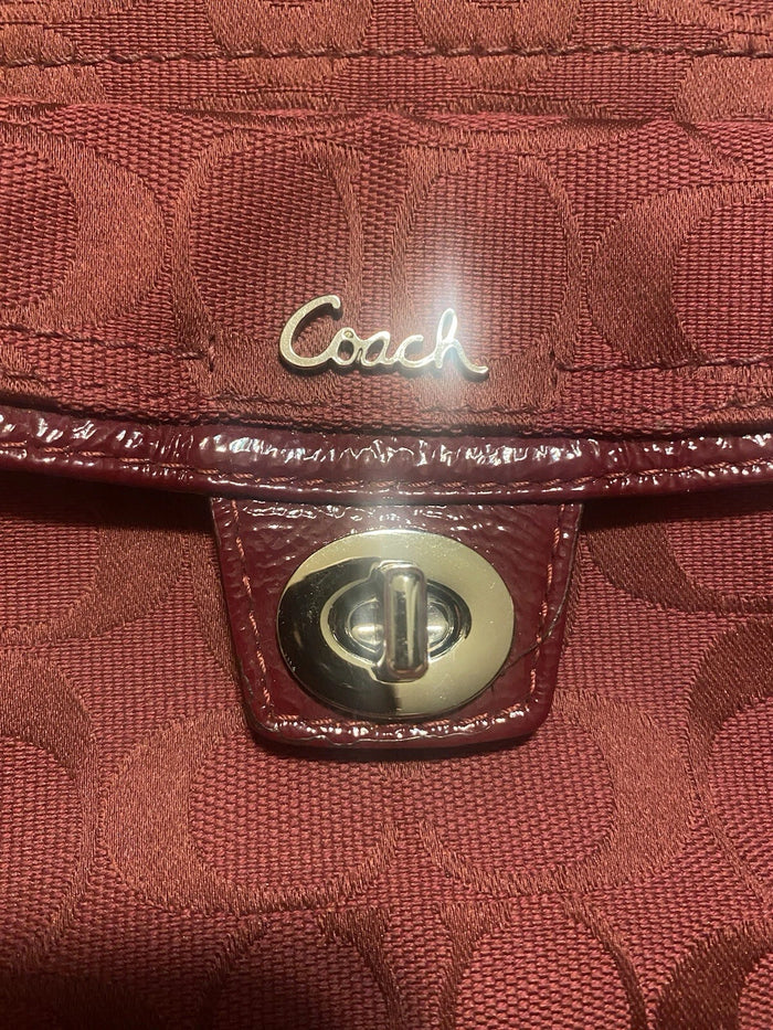 Coach Red Crossbody Bag – Women's Designer Handbag Purse, Pre-Owned