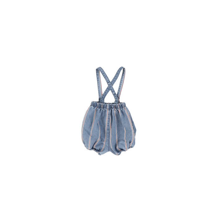 RED STRIPE OVERALL BLOOMERS