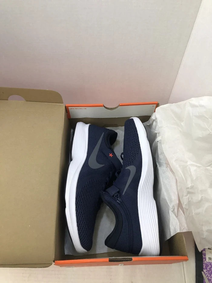 Nike Revolution 4 Men's Running Shoes Navy White – Size 12.5 US