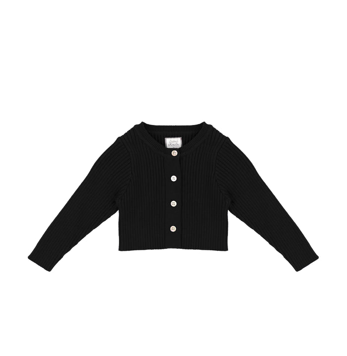 RIBBED CARDIGAN