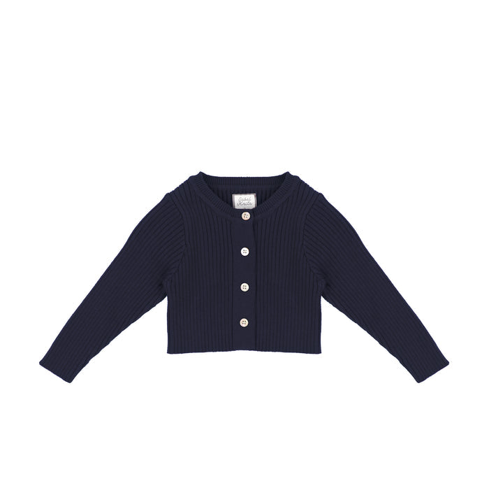 RIBBED CARDIGAN