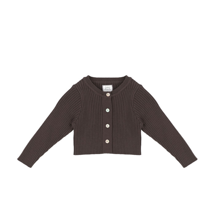 RIBBED CARDIGAN
