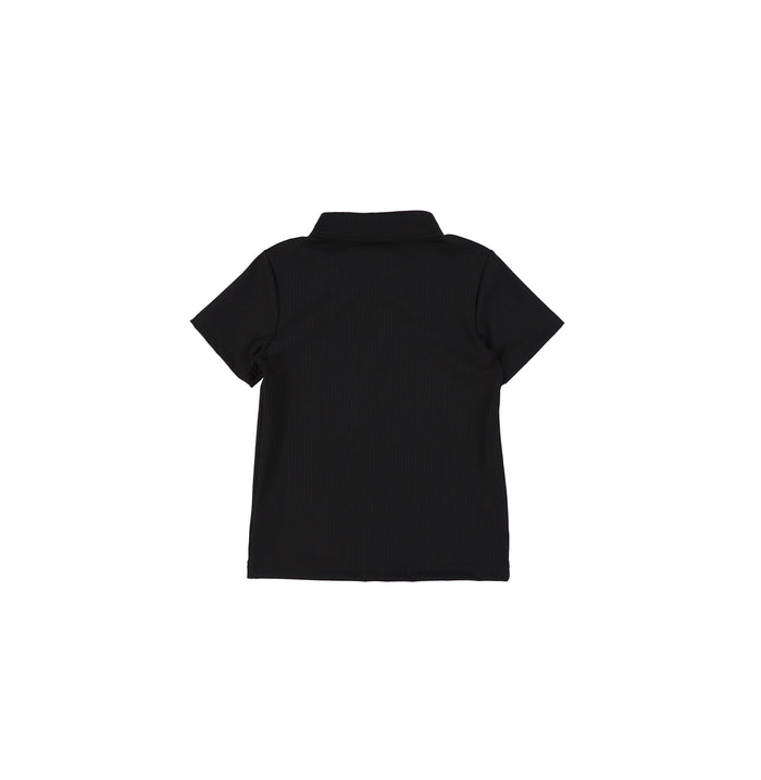 RIBBED DRY FIT POLO