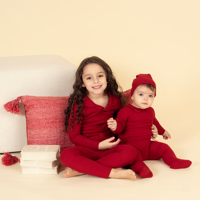 RIBBED GRANDFATHER PAJAMAS