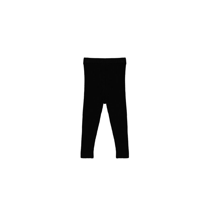 RIBBED KNIT LEGGINGS