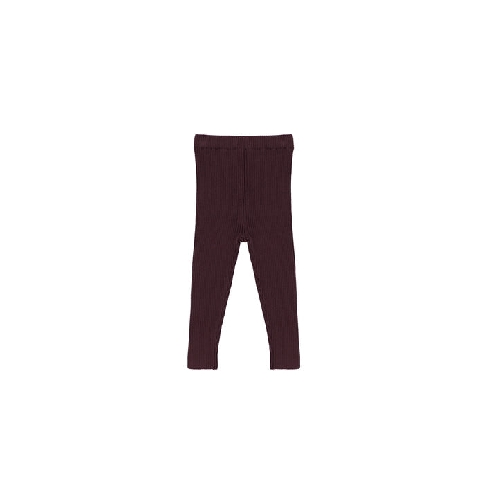 RIBBED KNIT LEGGINGS