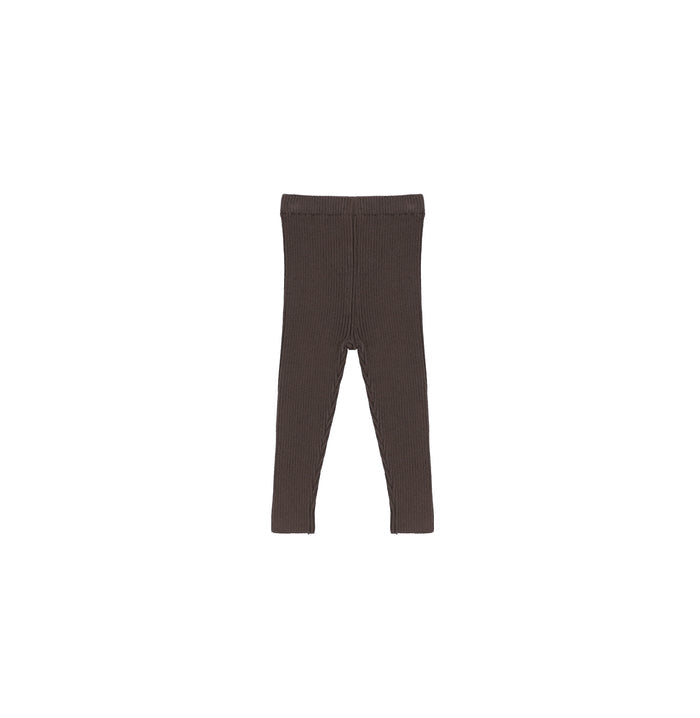 RIBBED KNIT LEGGINGS