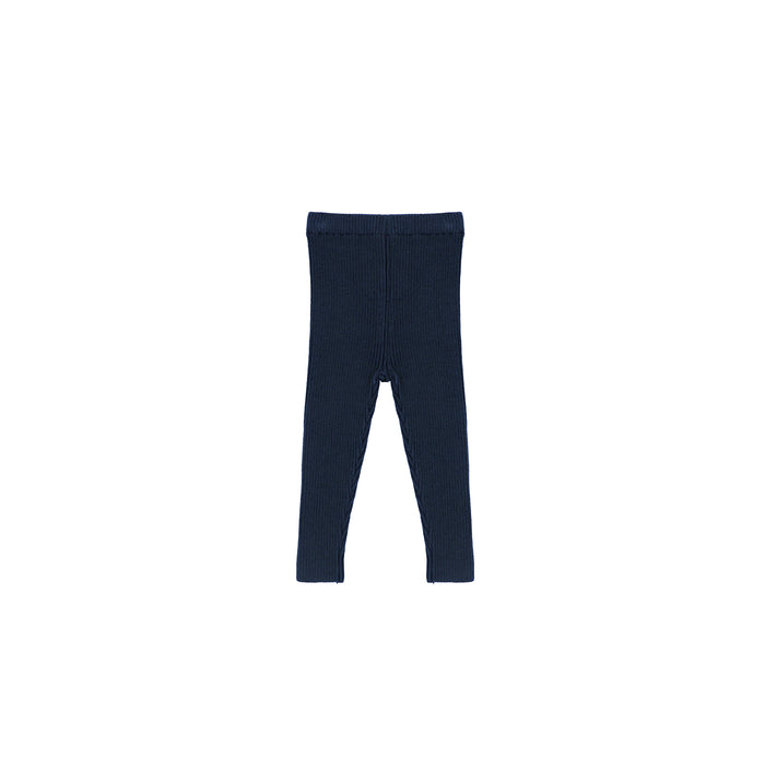 RIBBED KNIT LEGGINGS