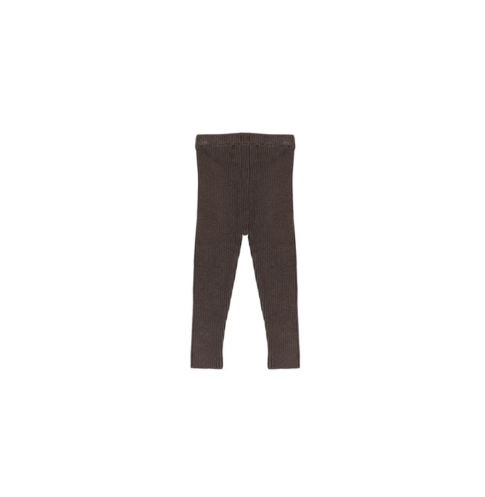 RIBBED KNIT LEGGINGS
