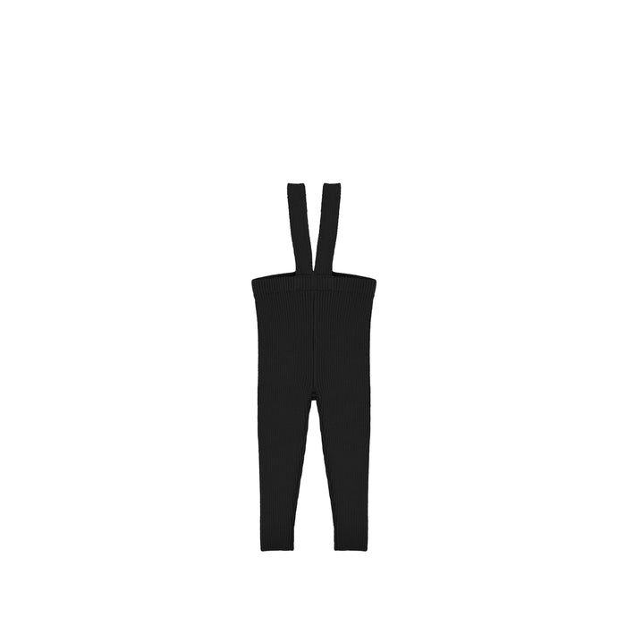 RIBBED KNIT OVERALL LEGGINGS