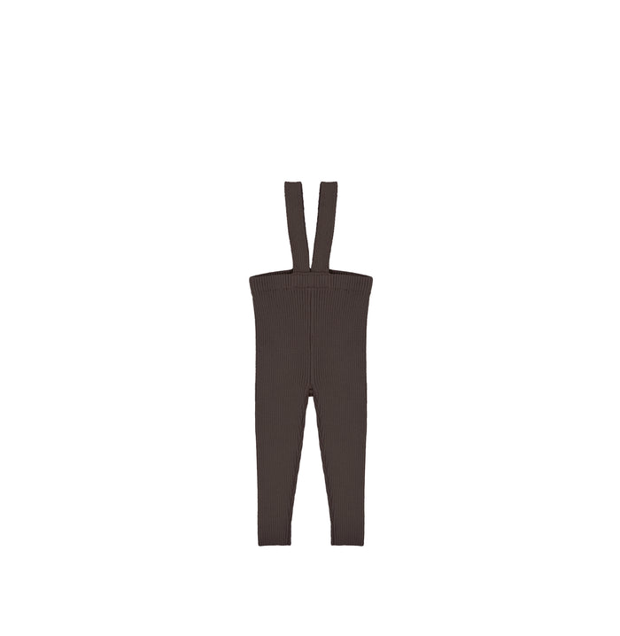 RIBBED KNIT OVERALL LEGGINGS
