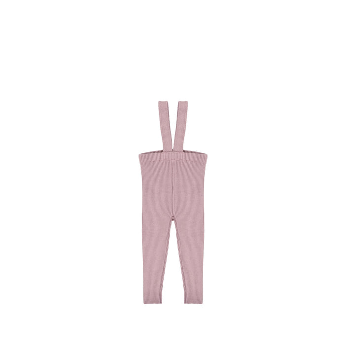 RIBBED KNIT OVERALL LEGGINGS
