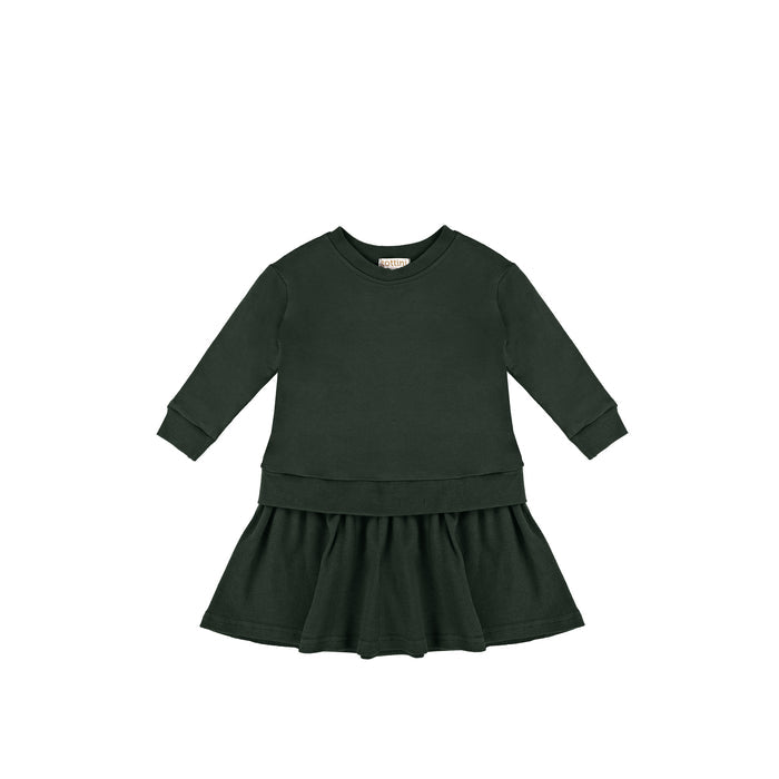RIBBED OVERLAY DRESS