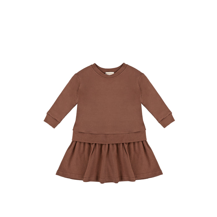 RIBBED OVERLAY DRESS