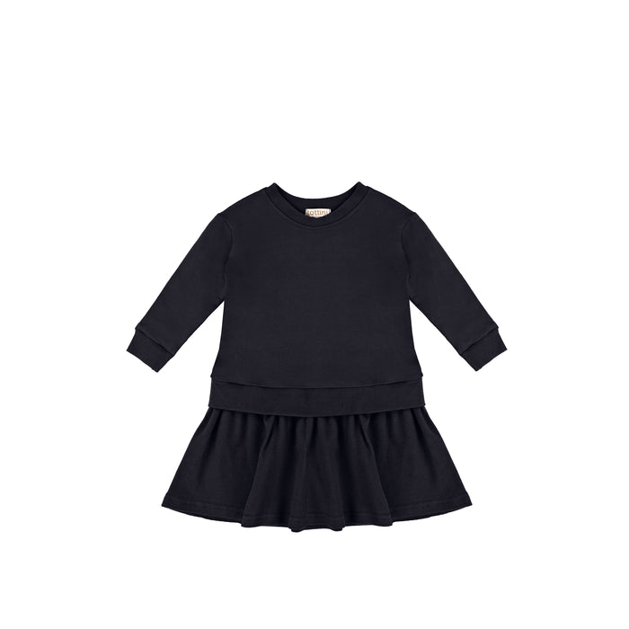 RIBBED OVERLAY DRESS