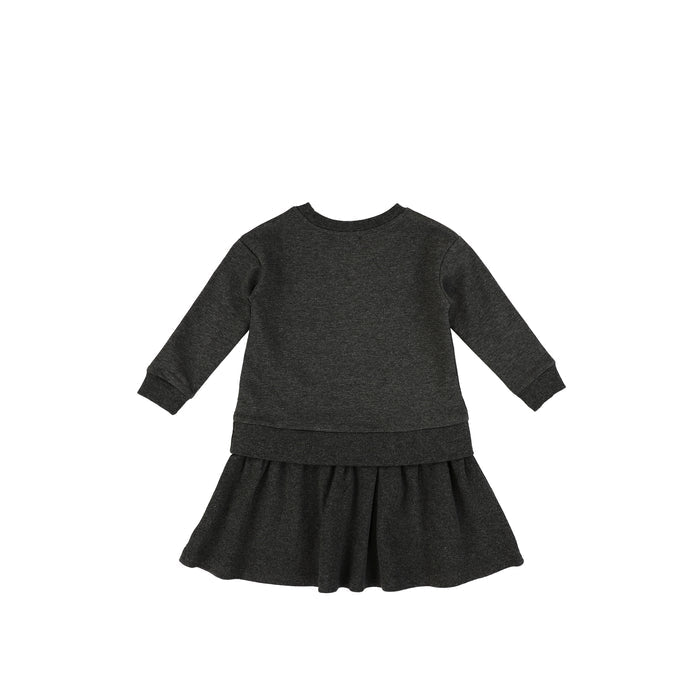 RIBBED OVERLAY DRESS