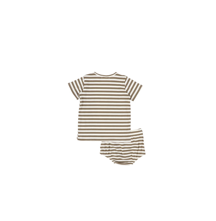 RIBBED STRIPED SET
