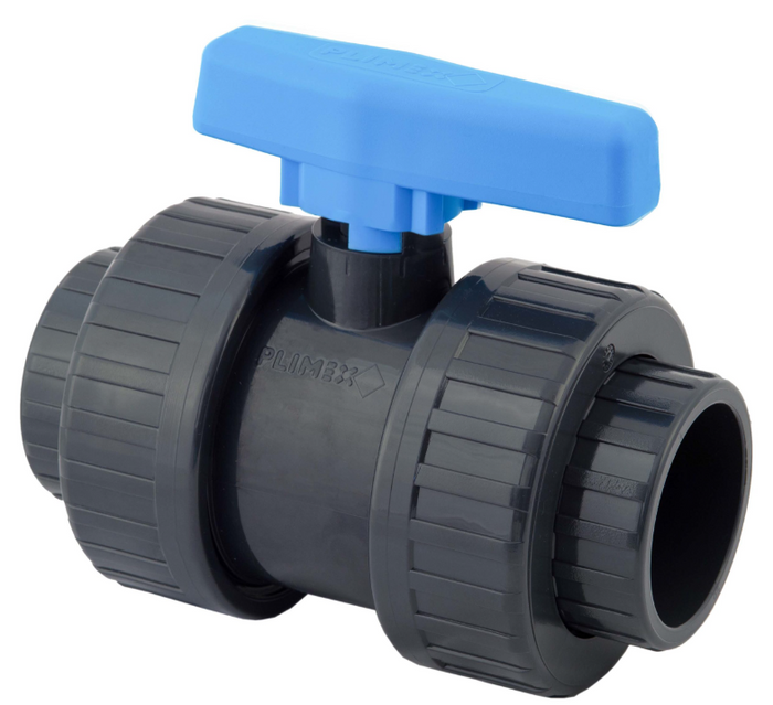 Robinet cu bila cu olandezi din PVC-U d 40mm
